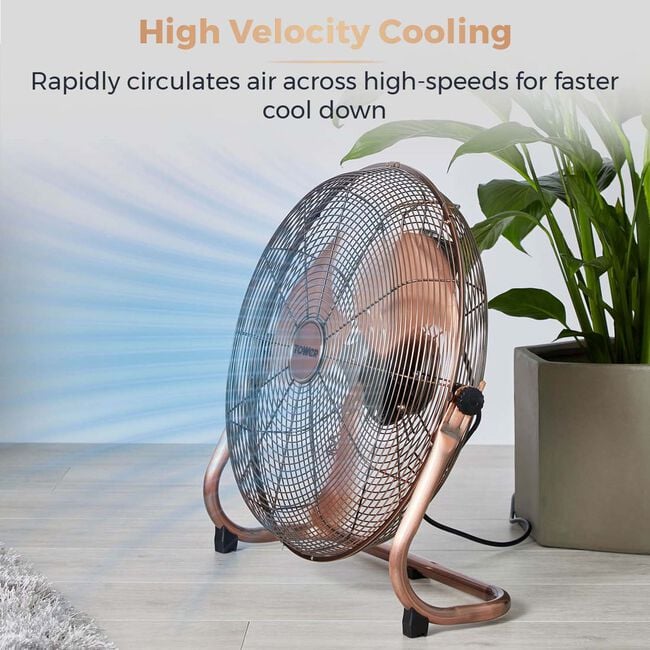 Tower 18" Copper High-Speed Velocity Floor Fan
